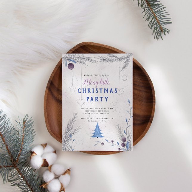 Watercolor Pastel Festive Fête Invitation (Créateur téléchargé)