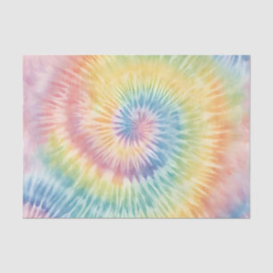 Watercolor Pastel Rainbow Tie Dye  Tissue Paper