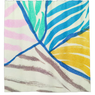 Watercolor patchwork: dirty painting style.