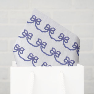 Watercolor Patriotic Bows Tissue Paper