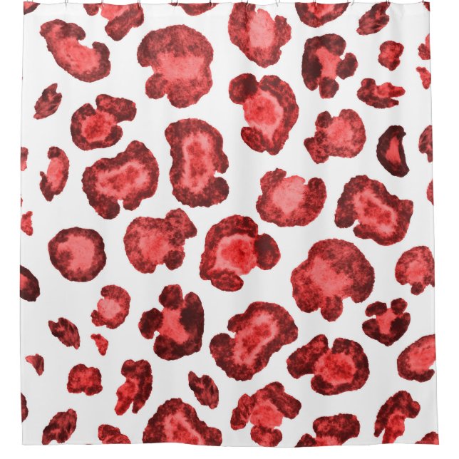 Watercolor pattern illustration leopard skin. Fash (Front)