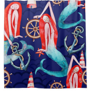 Watercolor pattern sea