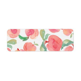 Watercolor Peaches
