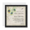 Watercolor Peacock Feather Black Damask Invite