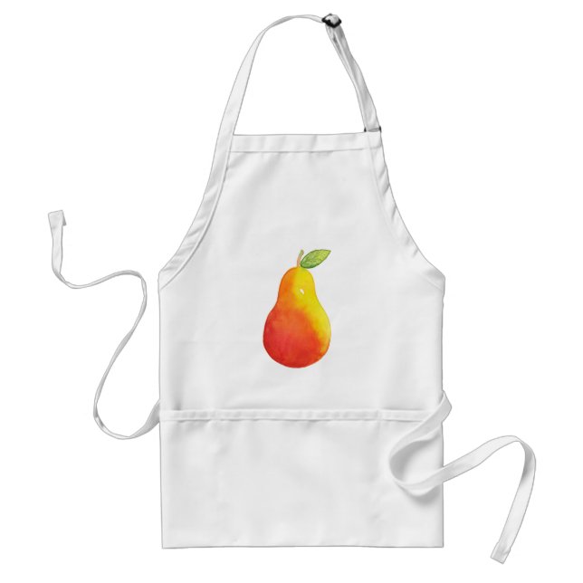 Watercolor Pear   Standard Apron (Front)