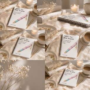 Watercolor Pen Modern School Teacher Appreciation  Notebook