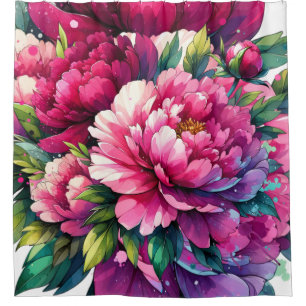 Watercolor Peonies