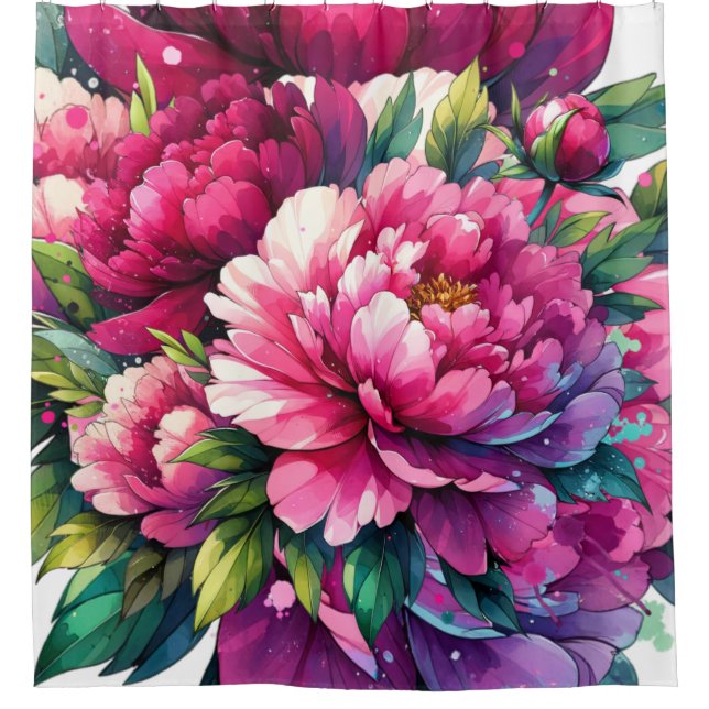  Watercolor Peonies (Front)