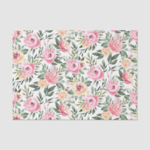 Watercolor Peony Gift Tissue Paper