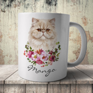 Watercolor Persian Cat Coffee Mug