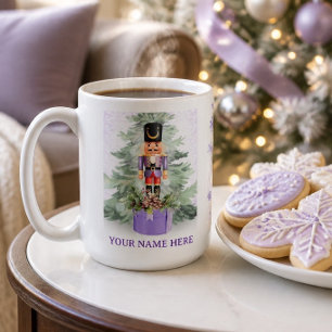 Watercolor Personalized Nutcracker Coffee Mug