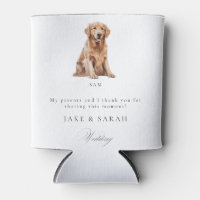 Watercolor Pet Funny Wedding Favour