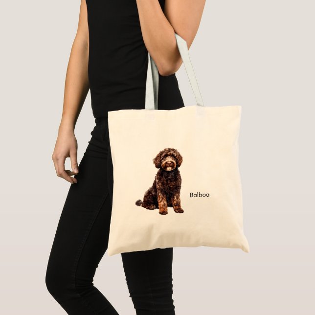 Watercolor Pet Image Personalized  Tote Bag (Front (Product))