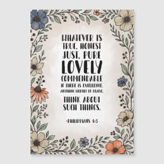 Watercolor Philippians 4:8