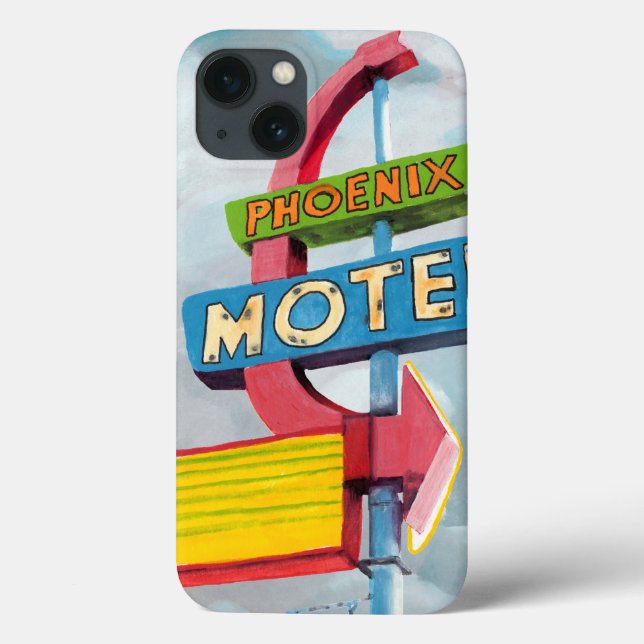 Watercolor Phoenix Motel Case-Mate iPhone Case (Back)