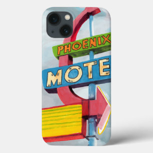 Watercolor Phoenix Motel iPhone 13 Case