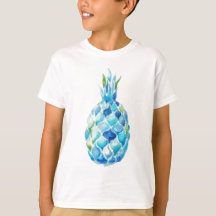 Watercolor Pineapple Design Shirt