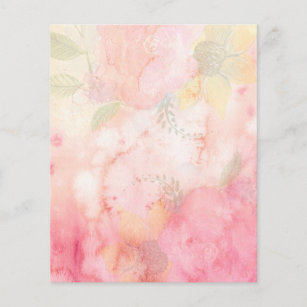 Pink Background Flyers | Zazzle.ca
