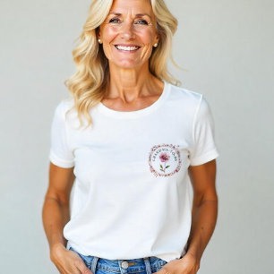 Watercolor Pink Floral Grandma to Be T-Shirt – Dus