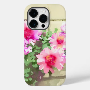Watercolor Pink Flowers Case-Mate iPhone 14 Pro Case