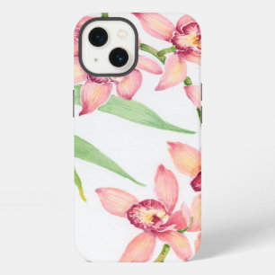 Watercolor Pink Flowers iPhone 13 Case
