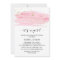 Watercolor Pink & Gold It's A Girl Baby Shower