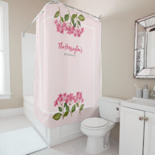 Watercolor Pink Hydrangea Lacecaps Illustration