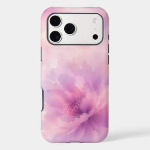 Watercolor Pink Lavender Blossom Abstract