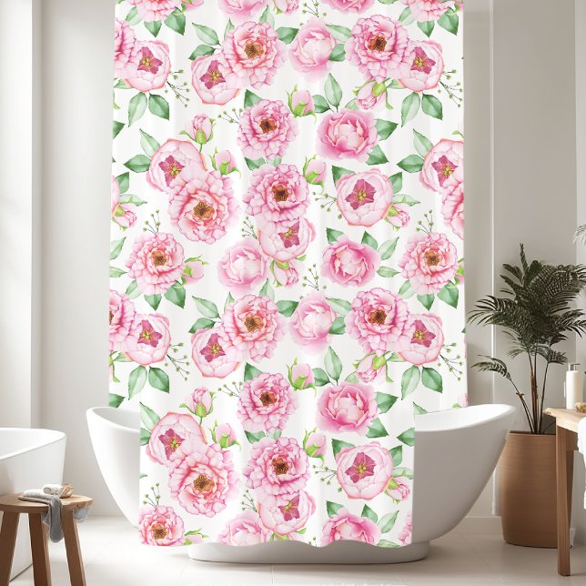 Watercolor Pink Peonies Floral  (Creator Uploaded)