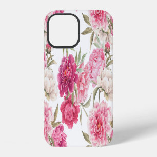 Watercolor Pink Peonies: Floral Elegance iPhone 12 Case