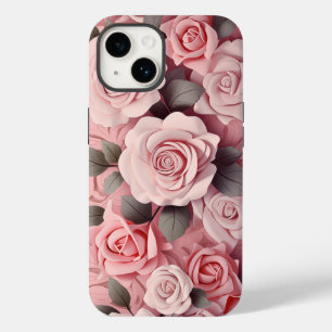 Watercolor Pink Roses Case-Mate iPhone 14 Case