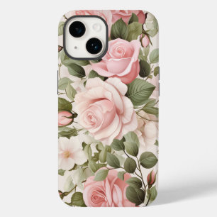 Watercolor Pink Roses Case-Mate iPhone 14 Case