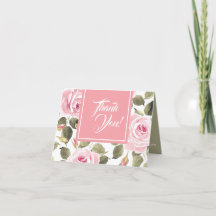 Watercolor Pink Roses