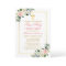 Watercolor Pink Roses White Floral First Communion