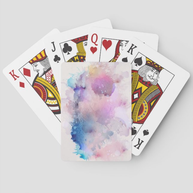 Watercolor Playing Cards (Back)