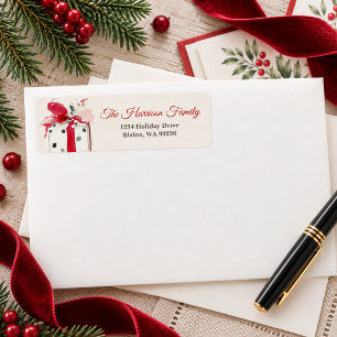 Watercolor Polka Dot Christmas