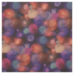Watercolor Polka Dots Pattern + your ideas Fabric