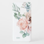 Watercolor Poppies and Roses with Your Monogram Case-Mate Samsung Galaxy S9 Case<br><div class="desc">Beautifully feminine in a soft colour palette of pink, beige, green, and blue-green, this unique design features a bouquet of poppies and roses with eucalyptus and trailing greenery. A text template is included for personalizing this case with you monogram initials. You can also delete the sample initials shown in the...</div>