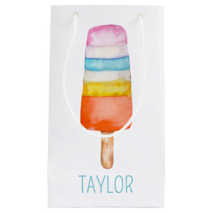 Watercolor Popsicle Small Gift Bag