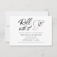 Watercolor Postponed Roll with it Card