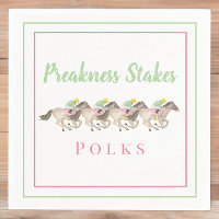 Watercolor Preakness Stakes Party Horse Racing