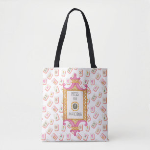 Watercolor Press for Mahjong Champagne Party Tote Bag