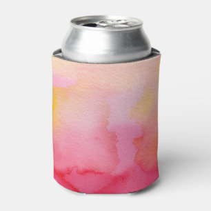 Watercolor Pretty Pinks/Oranges - All Options Can Cooler
