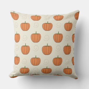 watercolor Pumpkin Style  Pillow Cover 