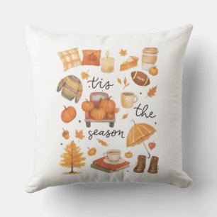 watercolor Pumpkin Style  Pillow Cover 