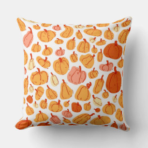 watercolor Pumpkin Style  Pillow Cover 
