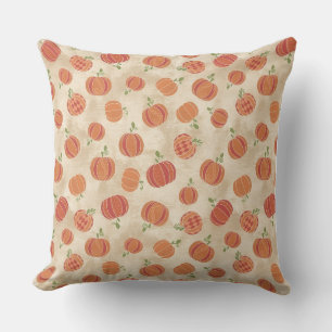 watercolor Pumpkin Style  Pillow Cover 