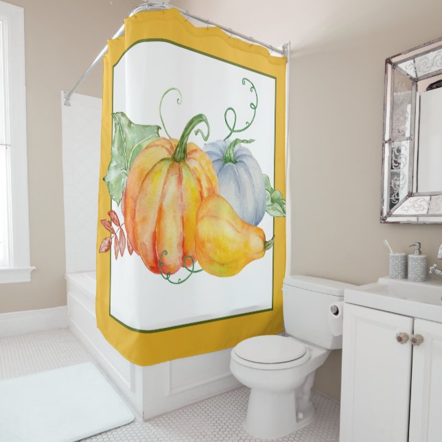 Watercolor pumpkins  (In Situ)