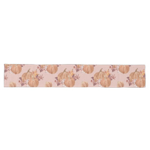 Watercolor Pumpkins Fall Long Table Runner