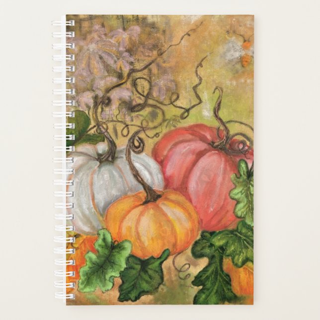 Watercolor Pumpkins Planner (Front)